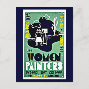 Postcard-Boston WPA Posters-4 Postkarte