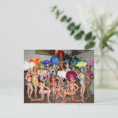 postcard brazil vegas zeigen Mädchen Tänzer Postkarte (Stehend Vorderseite)