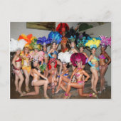 postcard brazil vegas zeigen Mädchen Tänzer Postkarte (Vorderseite)