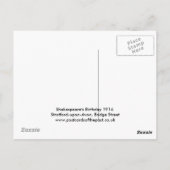 Postcard, Bridge Street, Stratford-upon-Avon Postc Postkarte (Rückseite)