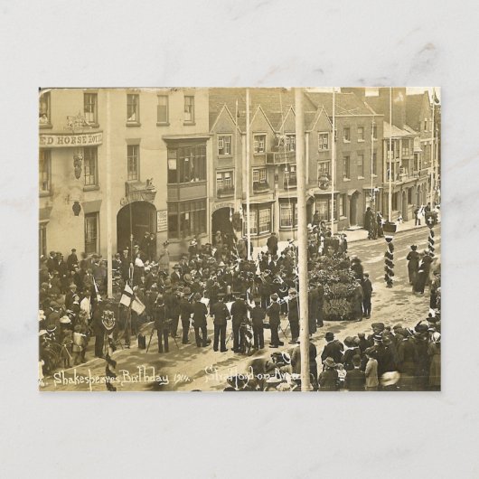 Postcard, Bridge Street, Stratford-upon-Avon Postc Postkarte (Vorderseite)