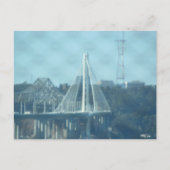 Postcard - Bridge Tower von Oakland Postkarte (Vorderseite)