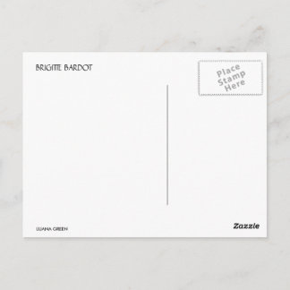 POSTCARD BRIGITTE BARDOT 2 POSTKARTE