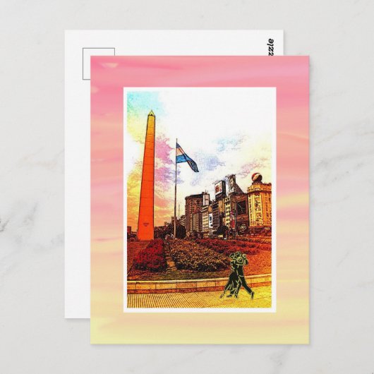 Postcard Buenos Aires Argentina Postkarte (Vorne/Hinten)