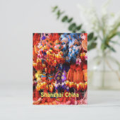 POSTCARD - Bunte chinesische Trinkets Shanghai Postkarte (Stehend Vorderseite)