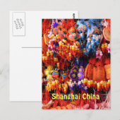 POSTCARD - Bunte chinesische Trinkets Shanghai Postkarte (Vorne/Hinten)