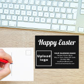 Postcard Business Oaster Black Holiday Feiertagspostkarte
