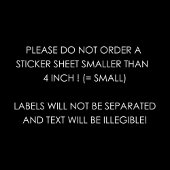 Postcard Calligraphy Wedding Guest Address Labels