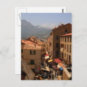Postcard Calvi Town, Korsika Island, Frankreich Postkarte (Vorne/Hinten)
