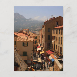 Postcard Calvi Town, Korsika Island, Frankreich Postkarte