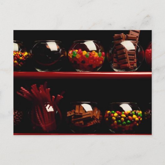 POSTCARD CANDY STORE POSTKARTE (Vorderseite)