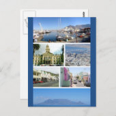 Postcard Captown Montage, Südafrika Postkarte (Vorne/Hinten)