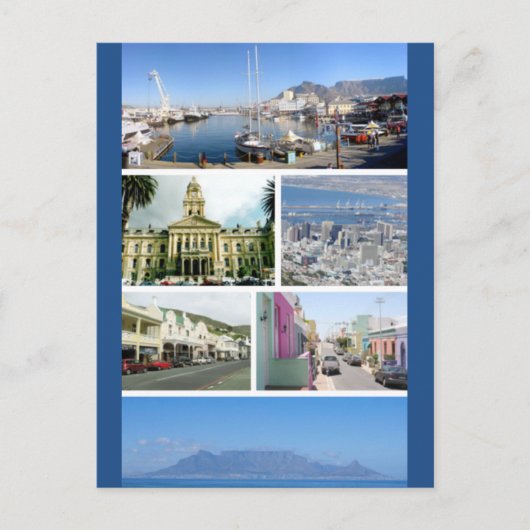 Postcard Captown Montage, Südafrika Postkarte (Vorderseite)