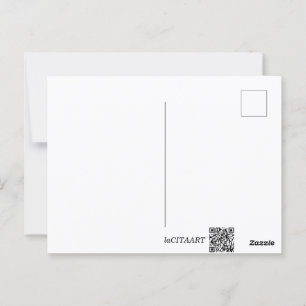 Postcard - Cat with Coffee Postkarte