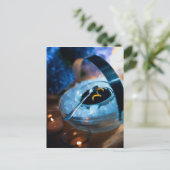 POSTCARD CAVIAR AUF EIS POSTKARTE (Stehend Vorderseite)