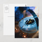 POSTCARD CAVIAR AUF EIS POSTKARTE (Vorne/Hinten)