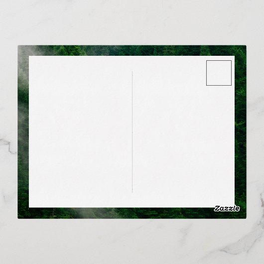 Postcard Cenderawasih Folien Feiertagspostkarte (Rückseite)