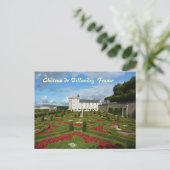 POSTCARD - Château de Villandry Frankreich Postkarte (Stehend Vorderseite)