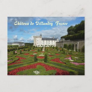 POSTCARD - Château de Villandry Frankreich Postkarte