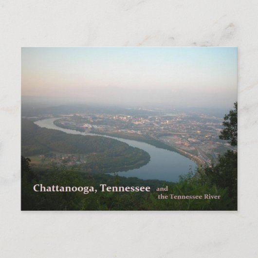 Postcard - Chattanooga TN & Tennessee Postkarte (Vorderseite)