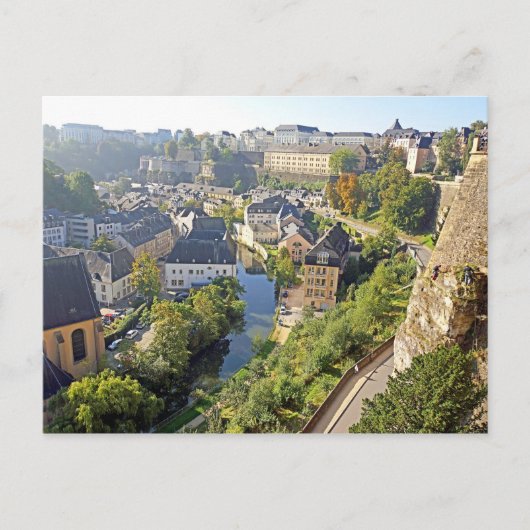 Postcard Chemin de la Corniche - Luxemburg Postkarte (Vorderseite)