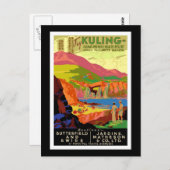 Postcard China Gruß Vintag Postkarte (Vorne/Hinten)