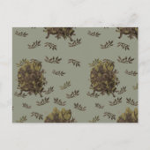 Postcard Ciervo con moños Postkarte (Vorderseite)