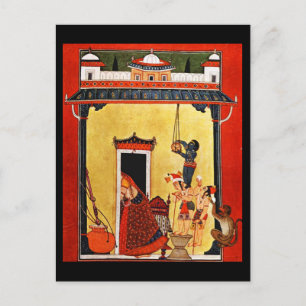 Postcard-Classic Art-Indischer Maler 17 Postkarte