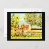 Postcard-Classic Art-Sisley 4 Postkarte (Vorne/Hinten)