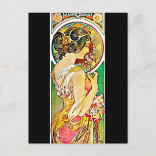 Postcard-Classic/Vintag-Alphonse Mucha 66 Postkarte