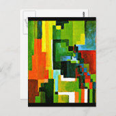 Postcard-Classic/Vintag Art-August Macke 22 Postkarte (Vorne/Hinten)