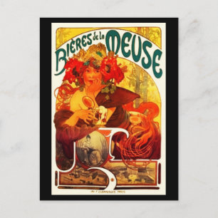 Postcard-Classic/Vintag Art-Mucha 21 Postkarte