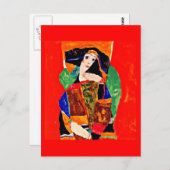 Postcard-Classic/Vintag-Egon Schiele 11 Postkarte (Vorne/Hinten)