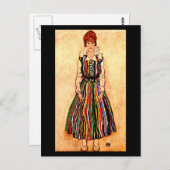 Postcard-Classic/Vintag-Egon Schiele 13 Postkarte (Vorne/Hinten)