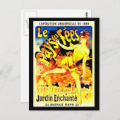 Postcard-Classic/Vintag-Jules Chéret 13 Postkarte (Vorne/Hinten)