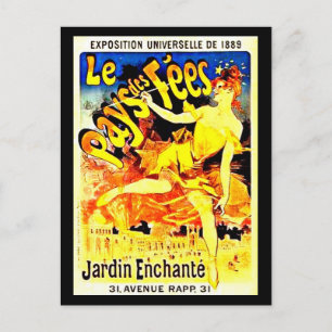 Postcard-Classic/Vintag-Jules Chéret 13 Postkarte