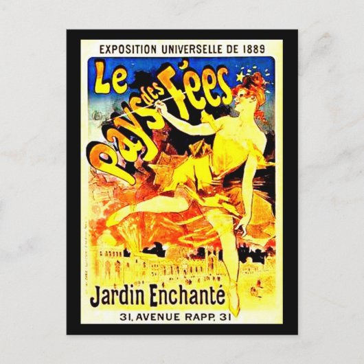 Postcard-Classic/Vintag-Jules Chéret 13 Postkarte (Vorderseite)