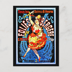 Postcard-Classic/Vintag-Jules Chéret 33 Postkarte