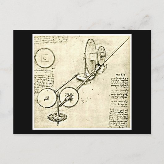 Postcard-Classic/Vintag-Leonardo da Vinci 16 Postkarte (Vorderseite)