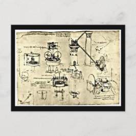 Postcard-Classic/Vintag-Leonardo da Vinci 18 Postkarte