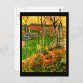 Postcard-Classic/Vintag-Paul Gauguin 15 Postkarte (Vorne/Hinten)