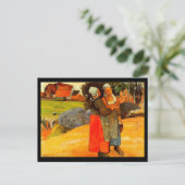 Postcard-Classic/Vintag-Paul Gauguin 18 Postkarte (Stehend Vorderseite)