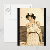 Postcard-Classic/Vintag-Raphael Kirchner 19 Postkarte (Vorne/Hinten)