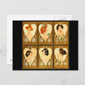 Postcard-Classic/Vintag-Raphael Kirchner 23 Postkarte (Vorne/Hinten)