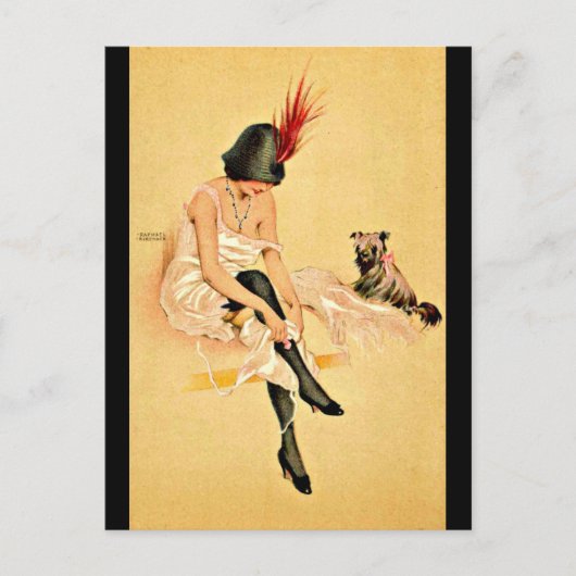Postcard-Classic/Vintag-Raphael Kirchner 5 Postkarte (Vorderseite)