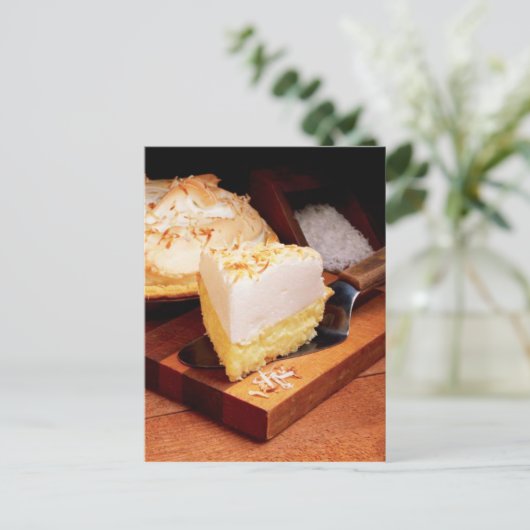 POSTCARD COCONUT CREAM PIE POSTKARTE (Stehend Vorderseite)