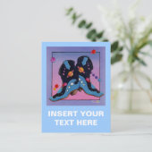 Postcard - Cowboy Boots in der Nacht Postkarte (Stehend Vorderseite)