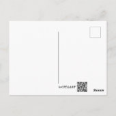 Postcard - Cute Cat in Glass Postkarte (Rückseite)