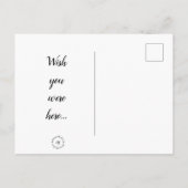 Postcard - dachte: Wünscht ihr wärt hier... Postkarte (Rückseite)
