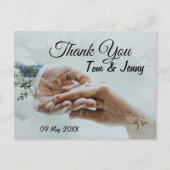 Postcard danke für die Teilnahme an der Einladung Postkarte (Vorderseite)